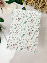 Load image into Gallery viewer, Transfer Paper 166 Cotton &amp; Leaves | Floral Image Water Transfer
