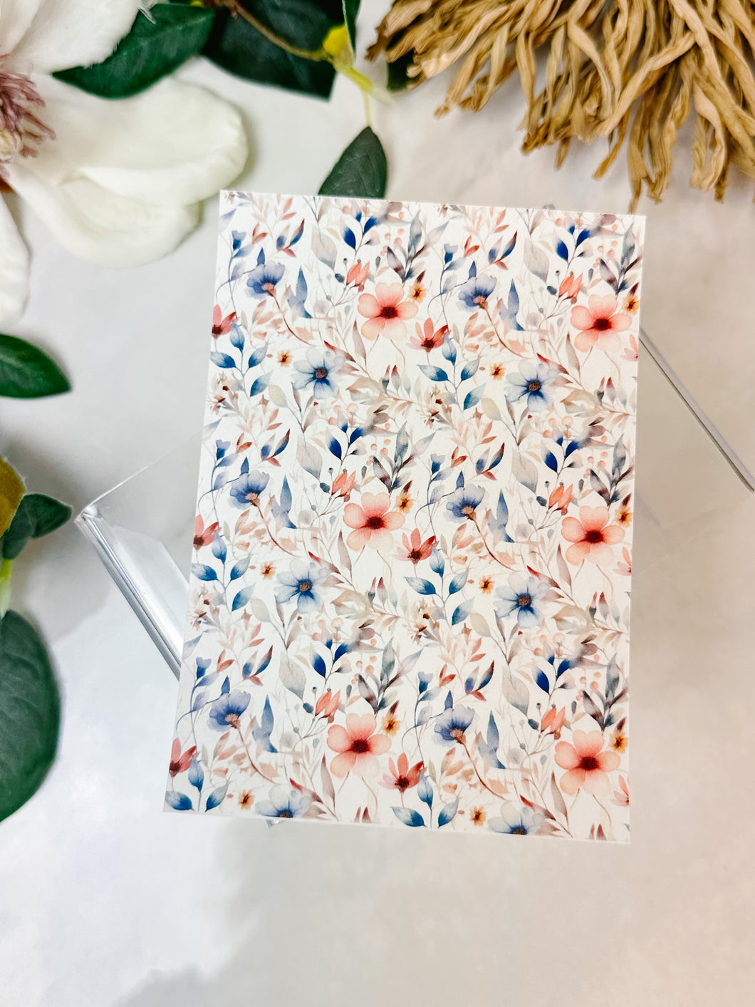 Transfer Paper 176 Watercolor Florals #2 | Floral Image Water Transfer
