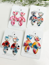 Load image into Gallery viewer, The Flower Trio Dangles (also in silver)
