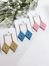 Load image into Gallery viewer, The Boho Rhombus Dangles (also in silver)

