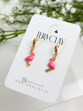 Load image into Gallery viewer, The Enamel Charm Huggies
