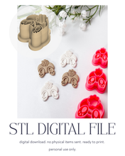 Load image into Gallery viewer, -STL Digital File- Easter Bunny Bum Polymer Clay Cutter PCC1828
