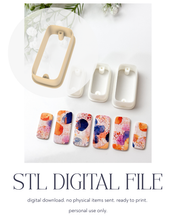 Load image into Gallery viewer, -STL Digital File- Rounded Rectangle with Drill Guides Polymer Clay Cutter PCC1798
