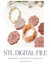 Load image into Gallery viewer, -STL Digital File- Wavy Oval Frame Polymer Clay Cutter PCC1791
