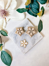 Load image into Gallery viewer, Embossed Flower Polymer Clay Cutters
