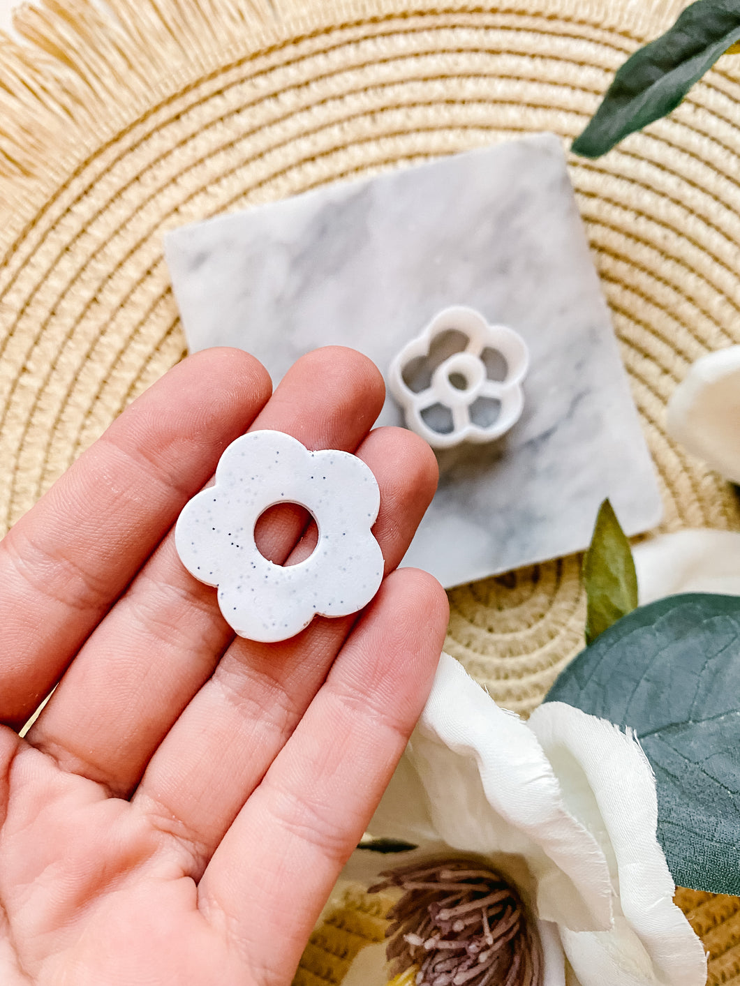 Flower Donut Polymer Clay Cutter