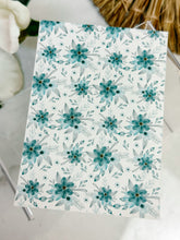 Load image into Gallery viewer, Transfer Paper 104 Floral Bouquets in Teal | Floral Image Water Transfer
