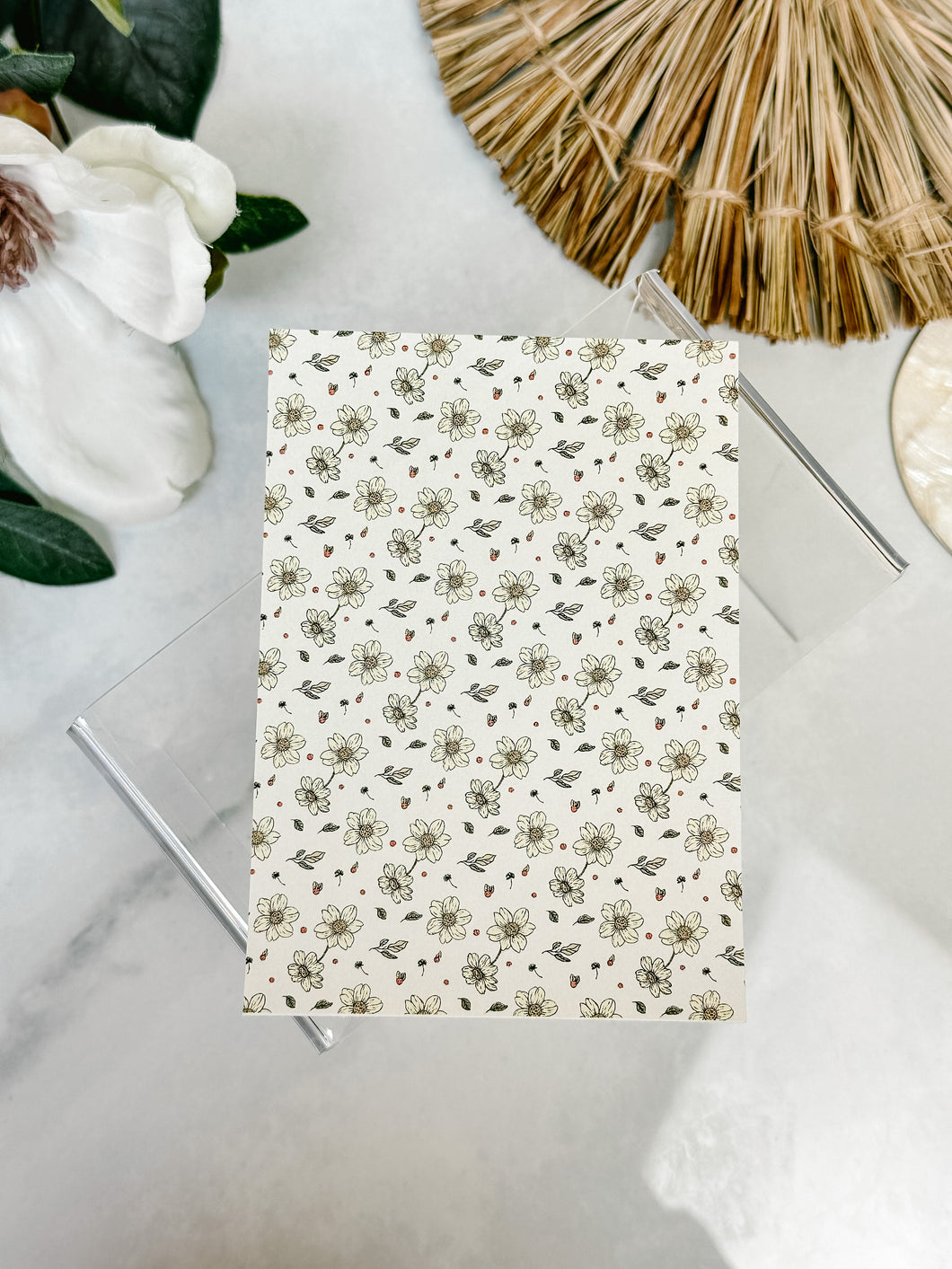 Transfer Paper 053 Daisy Wallpaper | Floral Image Water Transfer