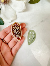 Load image into Gallery viewer, Monstera Adansonii Leaf Polymer Clay Cutter
