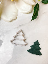 Load image into Gallery viewer, Detailed Christmas Tree Polymer Clay Cutter
