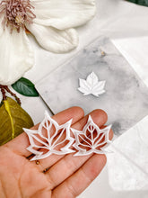 Load image into Gallery viewer, Detailed Maple Leaf Polymer Clay Cutter

