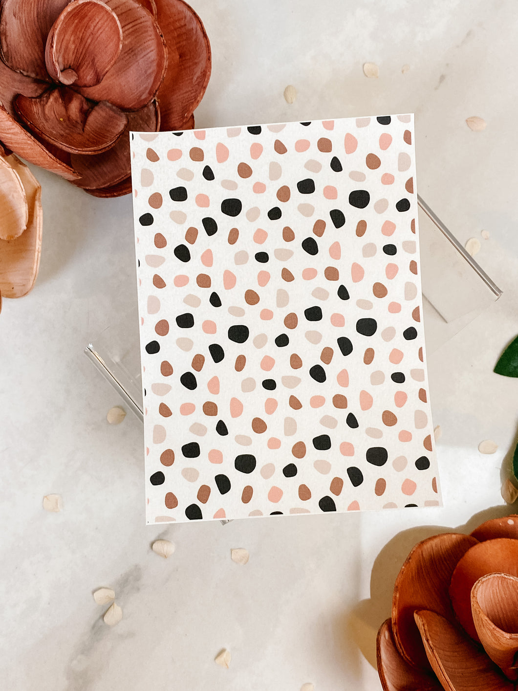 Transfer Paper 029 Abstract Terrazzo | Boho Image Water Transfer