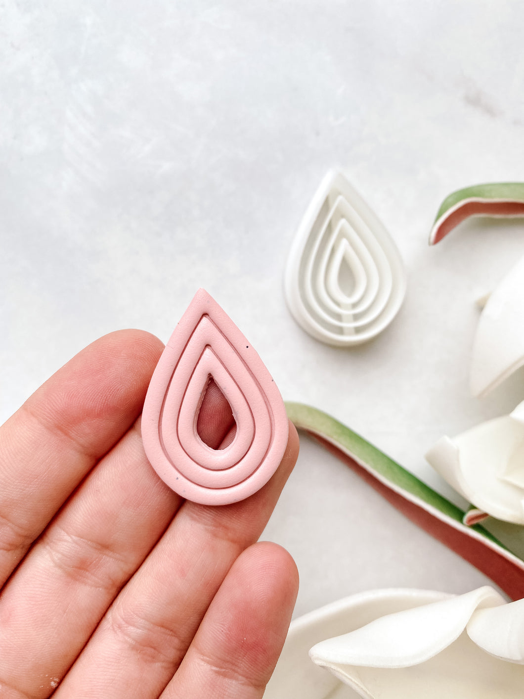 Extruded Teardrop Polymer Clay Cutter