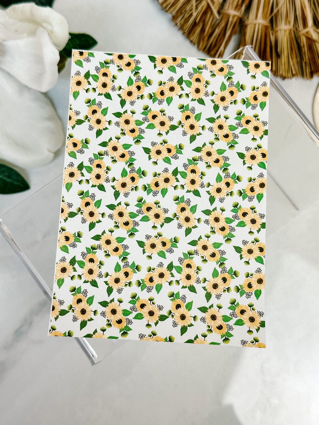 Transfer Paper 083 Sunflowers | Floral Image Water Transfer