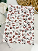 Load image into Gallery viewer, Transfer Paper 095 Brown Flowers | Floral Image Water Transfer
