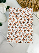Load image into Gallery viewer, Transfer Paper 076 Brown Flowers | Floral Image Water Transfer

