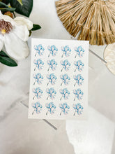 Load image into Gallery viewer, Transfer Paper 046 Single Blue Flowers | Floral Image Water Transfer
