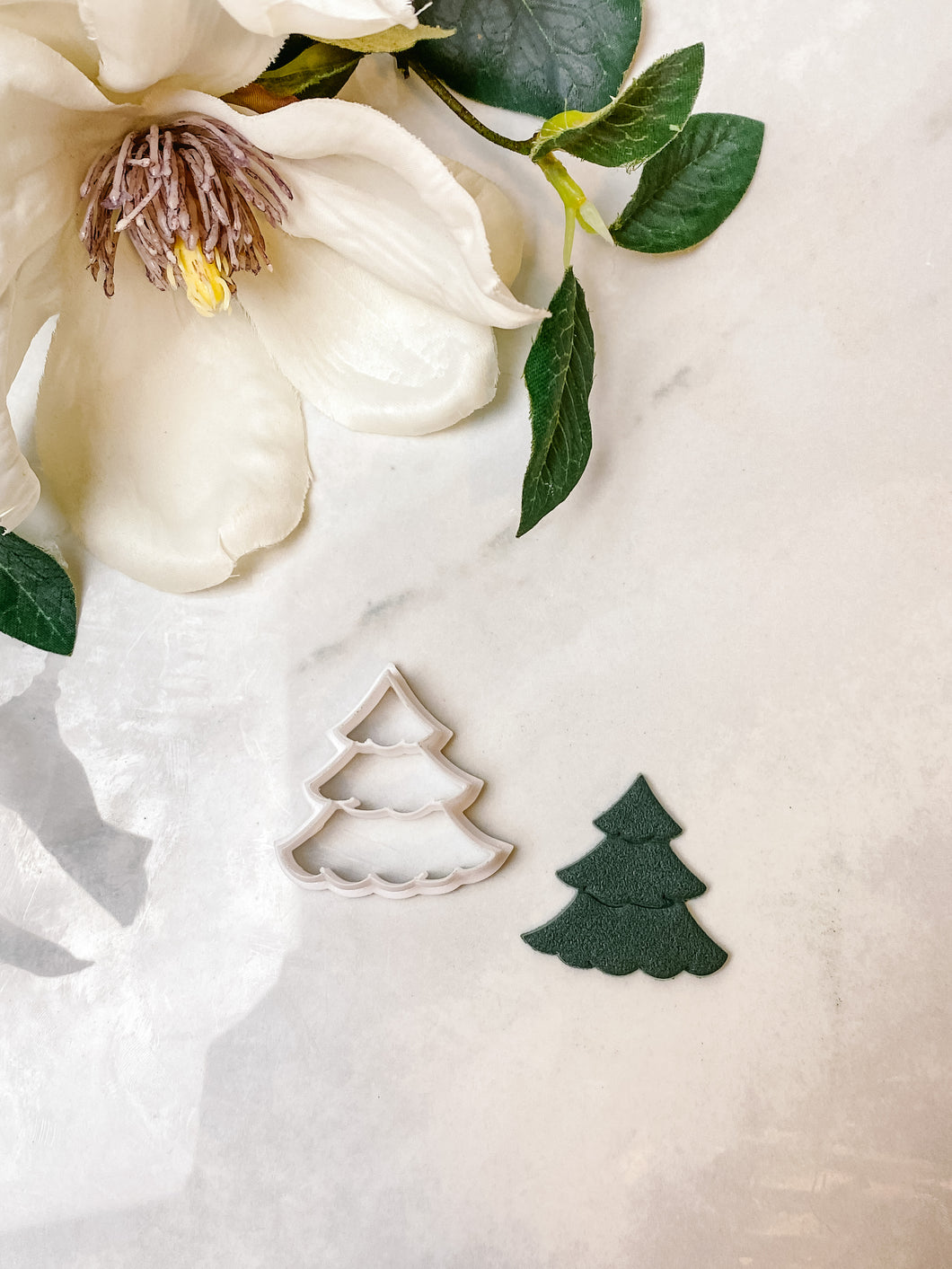 Detailed Christmas Tree Polymer Clay Cutter