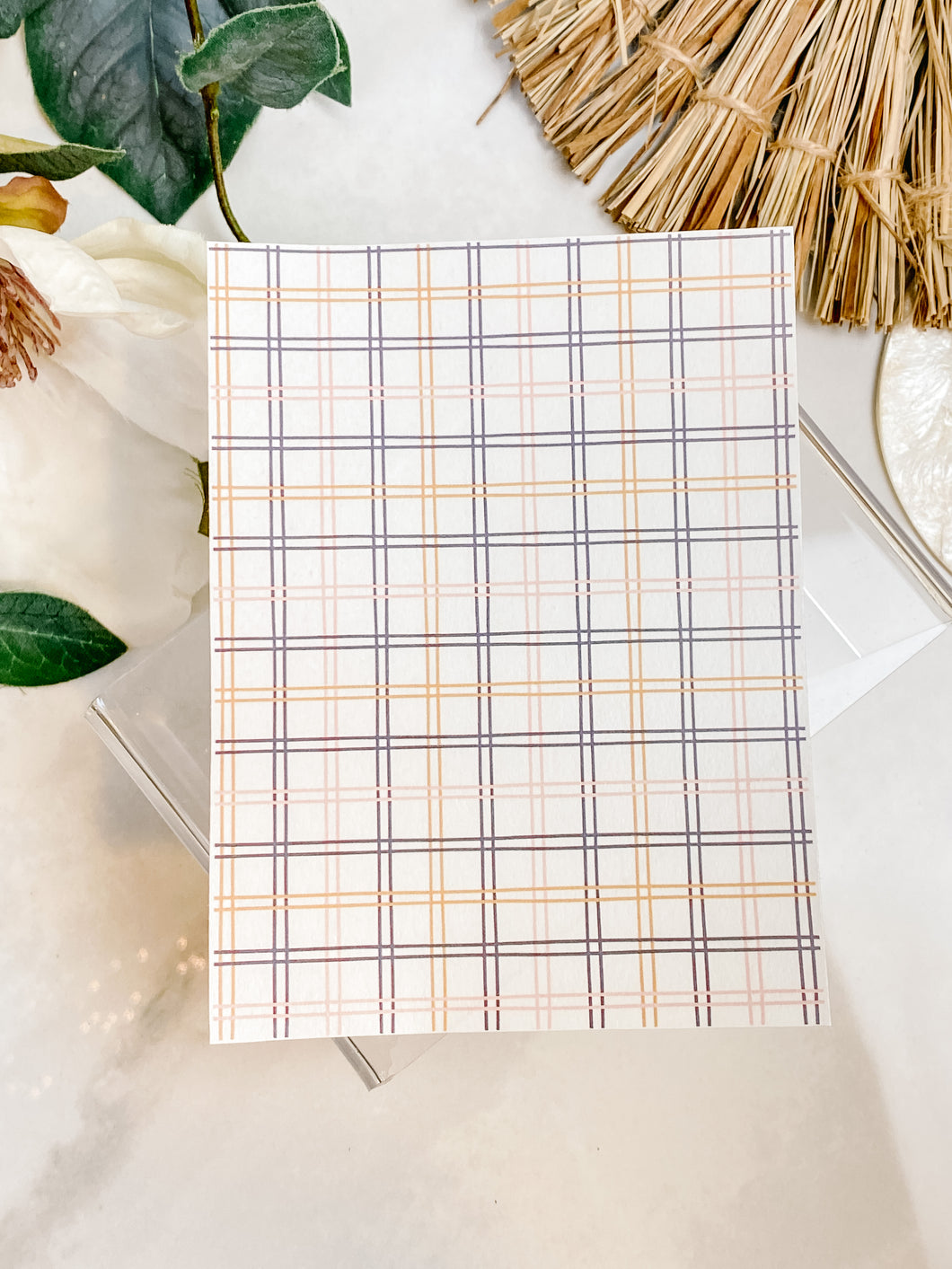 Transfer Paper 003 Colorful Plaid | Image Water Transfer