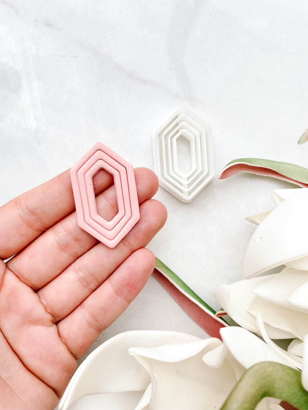 Extruded Hexagon Long Polymer Clay Cutter