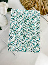 Load image into Gallery viewer, Transfer Paper 061 Green Foliage Wallpaper | Floral Image Water Transfer
