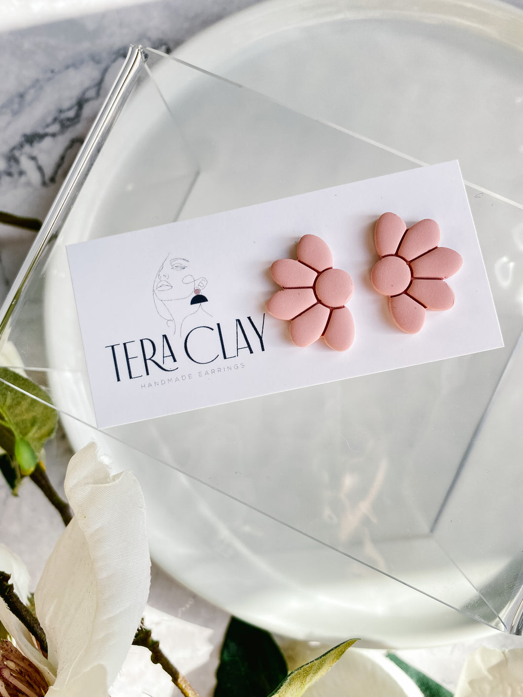 Half Flower Stud