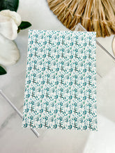 Load image into Gallery viewer, Transfer Paper 063 Aqua Foliage | Floral Image Water Transfer
