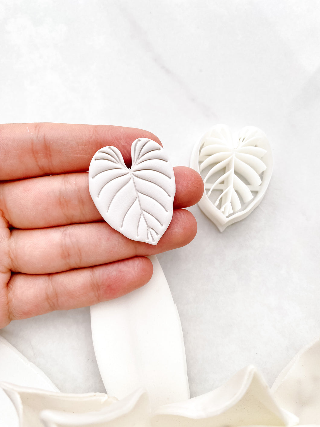 Philodendron Leaf Polymer Clay Cutter