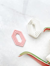 Load image into Gallery viewer, Extruded Hexagon Long Polymer Clay Cutter

