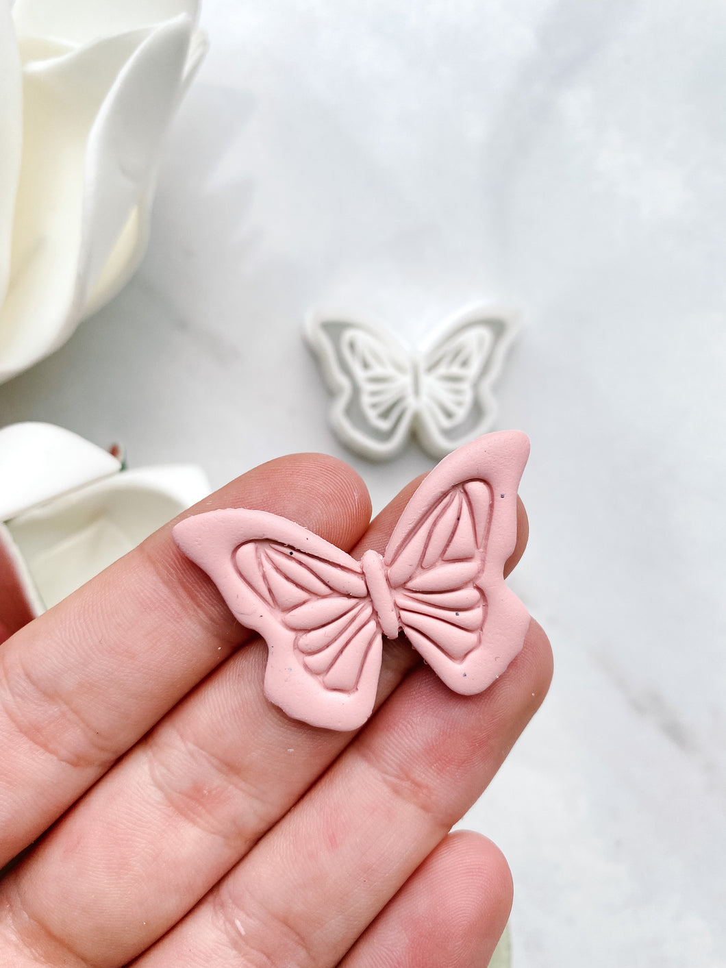 Detailed Butterfly Polymer Clay Cutter
