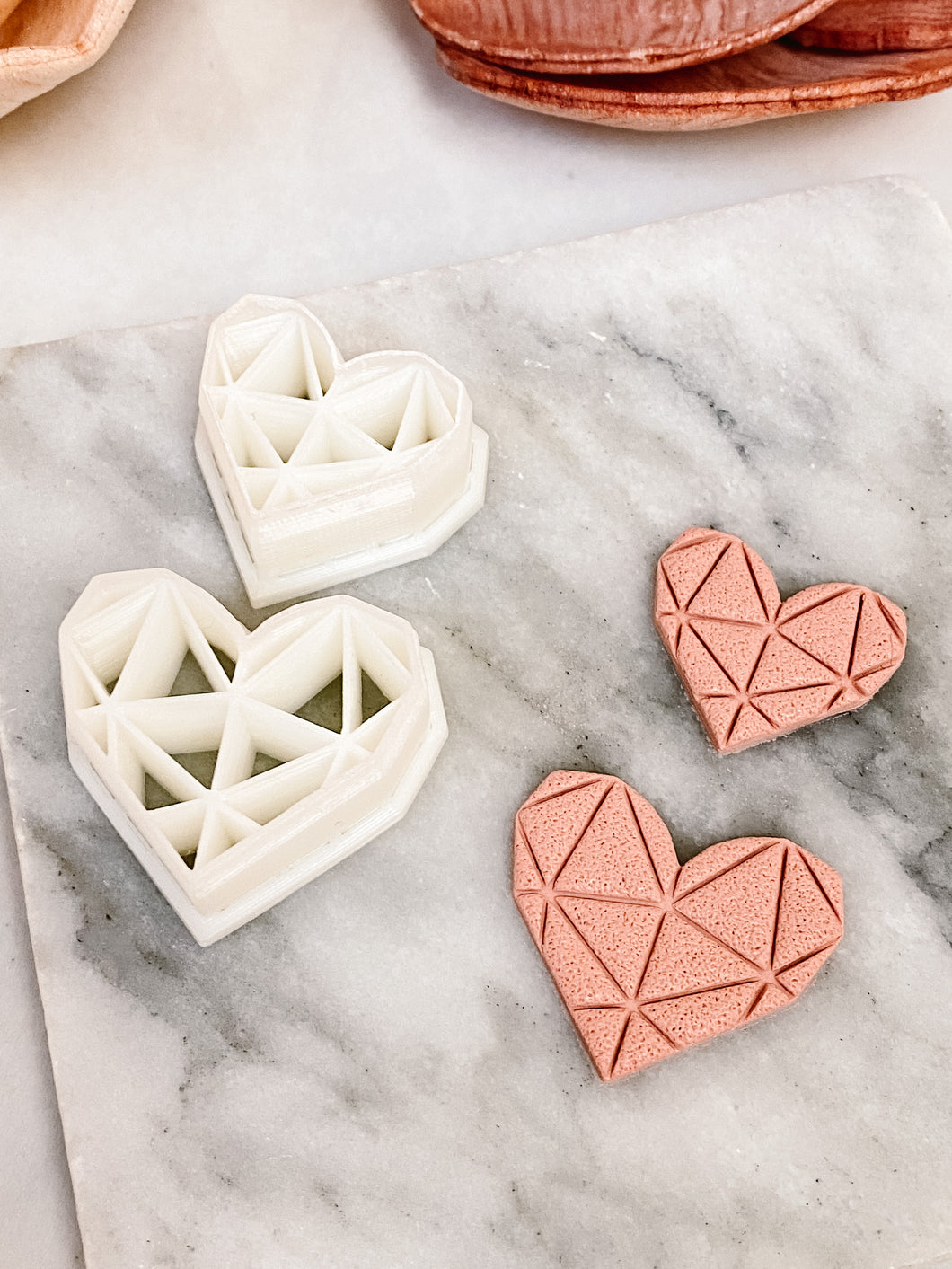 Diamond Heart Polymer Clay Cutter