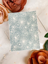 Load image into Gallery viewer, Transfer Paper 040 Green Florals | Floral Image Water Transfer
