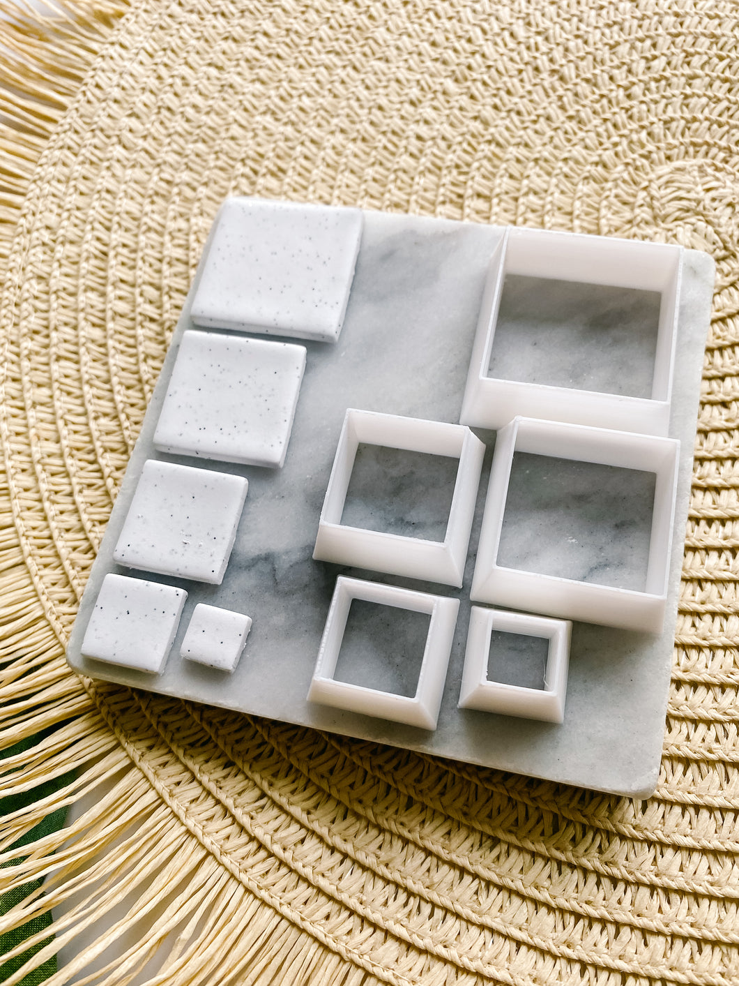 Square Polymer Clay Cutters